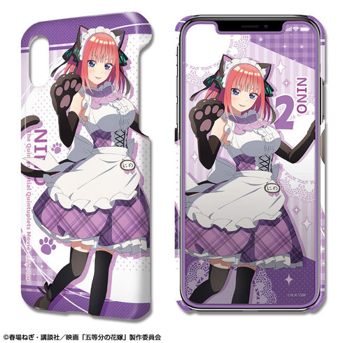 『映画 五等分の花嫁』デザジャケット iPhone X/XS ケース&保護シート デザイン02 (中野二乃)【描き下ろし】